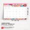 BrownTrout; Bonnie Marcus OFFICIAL | 2027 17 x 12 Inch Monthly Desk Pad Calendar | Sticker Sheet; Category:Desk Calendars; Image:7